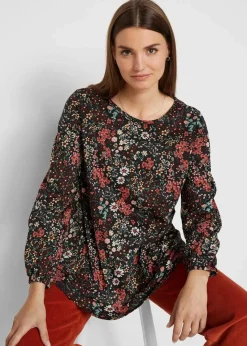 Bedruckte Shirt-Tunika aus Baumwolle|bonprix Clearance