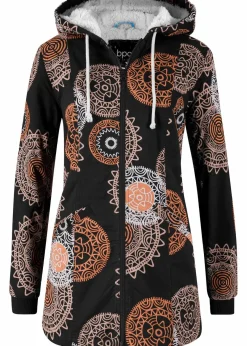 Bedruckter Baumwoll-Parka mit Kapuze|bonprix Outlet