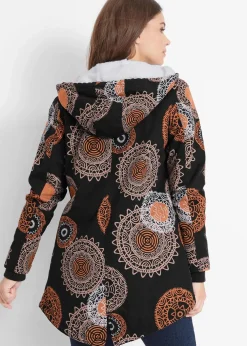 Bedruckter Baumwoll-Parka mit Kapuze|bonprix Outlet