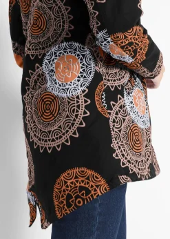 Bedruckter Baumwoll-Parka mit Kapuze|bonprix Outlet