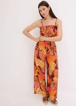 bedruckter Jumpsuit aus fließender Viskose|bonprix Discount