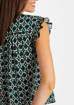 bedrucktes Blusentop|bonprix Outlet