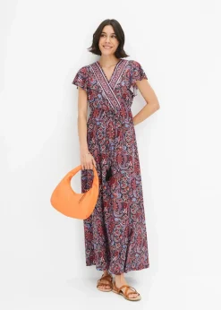 Bedrucktes Jersey-Maxikleid|bonprix New