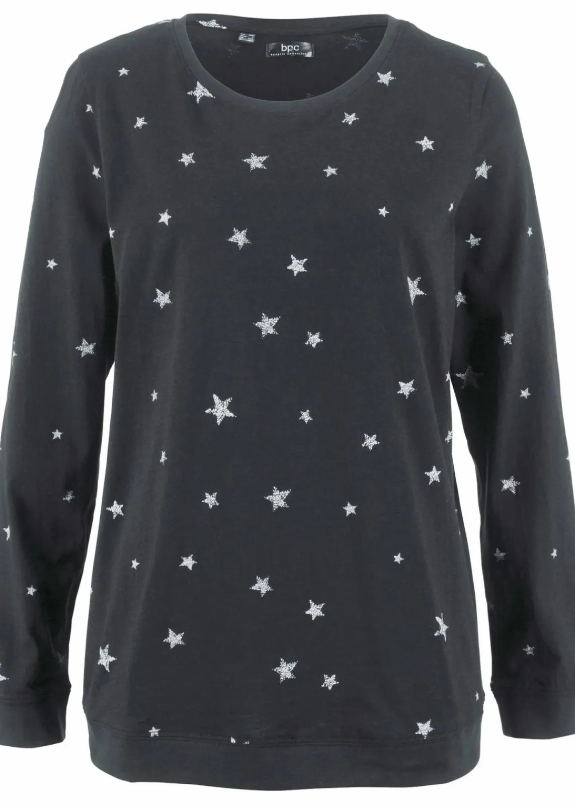 Bedrucktes Langarmshirt aus Baumwolle|bonprix Clearance