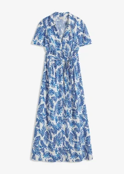 bedrucktes Maxikleid aus fließender Viskose|bonprix New