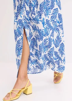 bedrucktes Maxikleid aus fließender Viskose|bonprix New