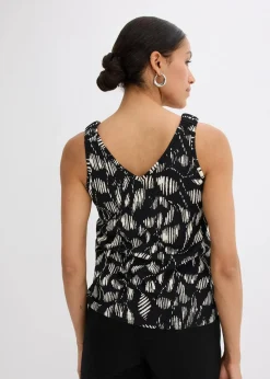 bedrucktes Top aus strukturiertem Jersey|bonprix Clearance