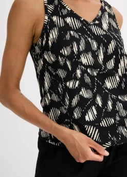 bedrucktes Top aus strukturiertem Jersey|bonprix Clearance