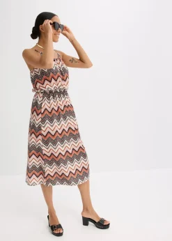 bedrucktes Trägerkleid|bonprix Clearance