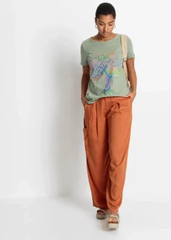 Bedrucktes T-Shirt aus Bio-Baumwolle|bonprix Discount