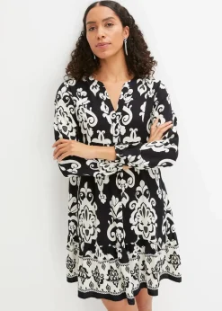 bedrucktes Tunika-Kleid|bonprix