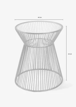 Beistelltisch mit Glasplatte|bonprix Outlet