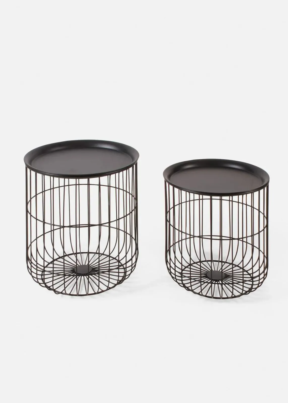 bonprix Couchtische & Beistelltische|Kommoden & Sideboards|Beistelltisch (2-tlg. Set) schwarz