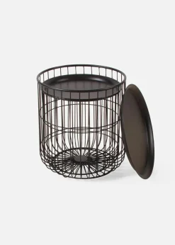 bonprix Couchtische & Beistelltische|Kommoden & Sideboards|Beistelltisch (2-tlg. Set) schwarz