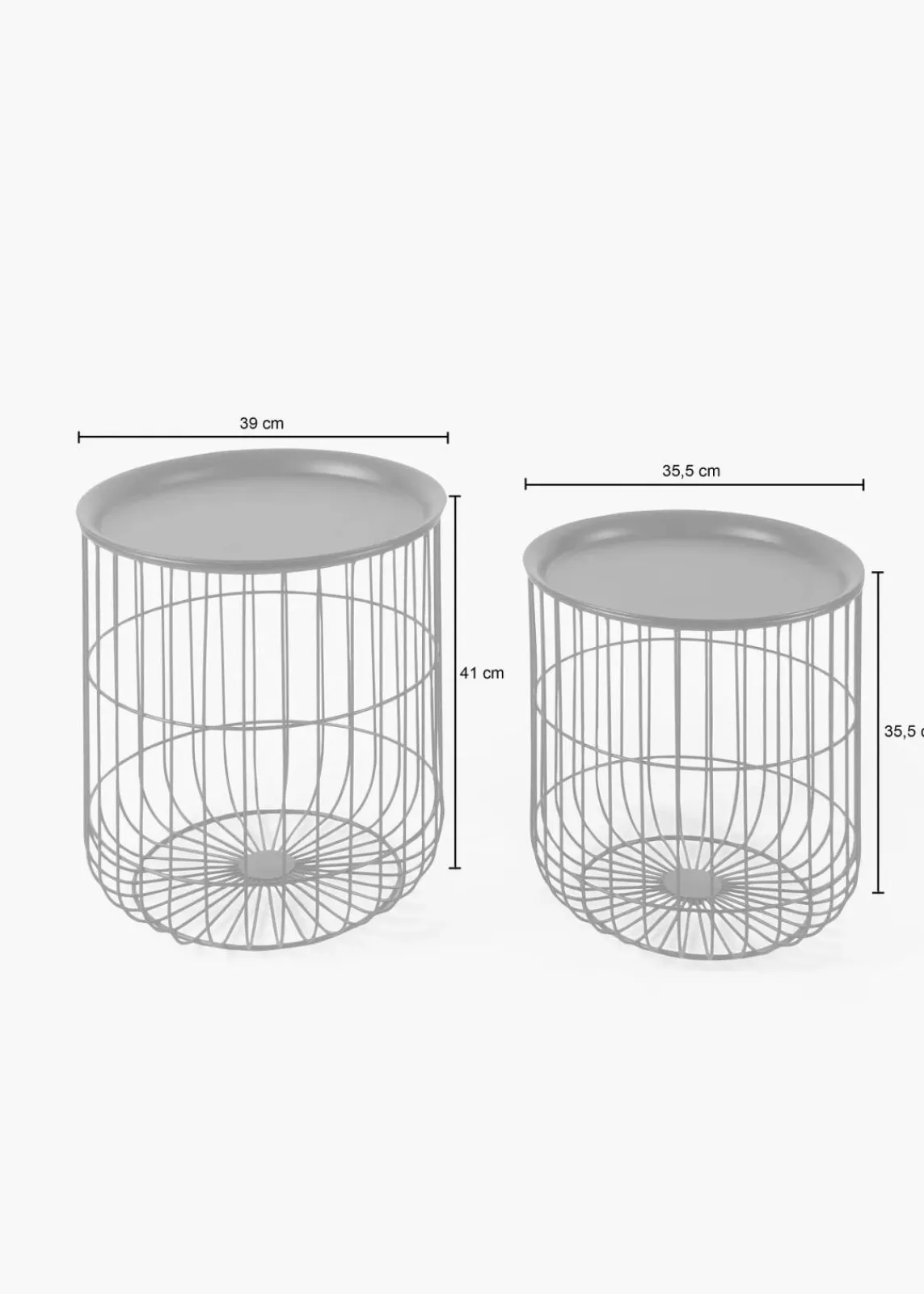 bonprix Couchtische & Beistelltische|Kommoden & Sideboards|Beistelltisch (2-tlg. Set) schwarz