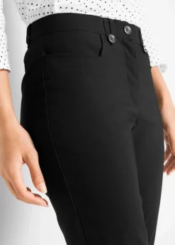 bonprix Bekleidung·Kleider|Hosen|7/8-Bengalin-Hose mit Bequembund schwarz
