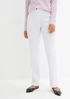 Bengalin-Stretch-Hose mit Bequembund, Straight|bonprix Outlet