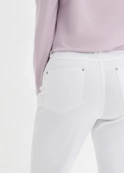 Bengalin-Stretch-Hose mit Bequembund, Straight|bonprix Outlet