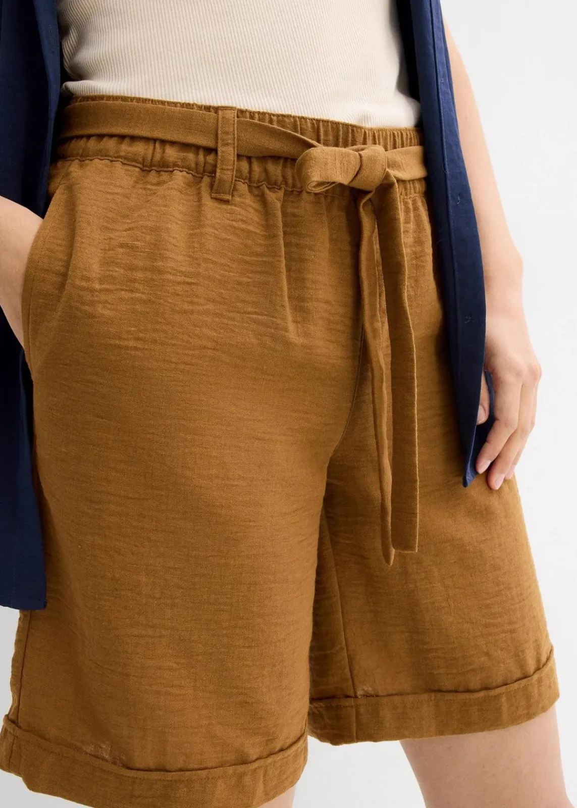 bonprix Bekleidung·Outdoorbekleidung|Bekleidung·Kleider|Bermuda cognac braun