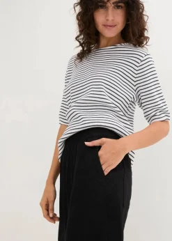 bonprix Bekleidung·Outdoorbekleidung|Bekleidung·Kleider|Bermuda aus Leinen-Viskose Mischung schwarz