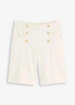 Bermuda mit dekorativen Knöpfen|bonprix New