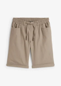bonprix Bekleidung·Outdoorbekleidung|Bekleidung·Kleider|Bermuda mit Leinen taupe