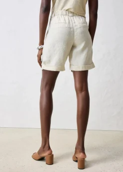 bonprix Bekleidung·Outdoorbekleidung|Bekleidung·Kleider|Bermudashorts aus reinem Leinen hellsand
