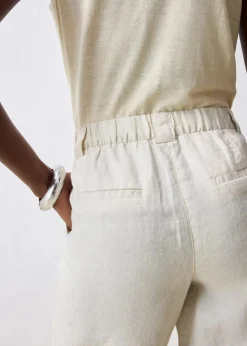 bonprix Bekleidung·Outdoorbekleidung|Bekleidung·Kleider|Bermudashorts aus reinem Leinen hellsand