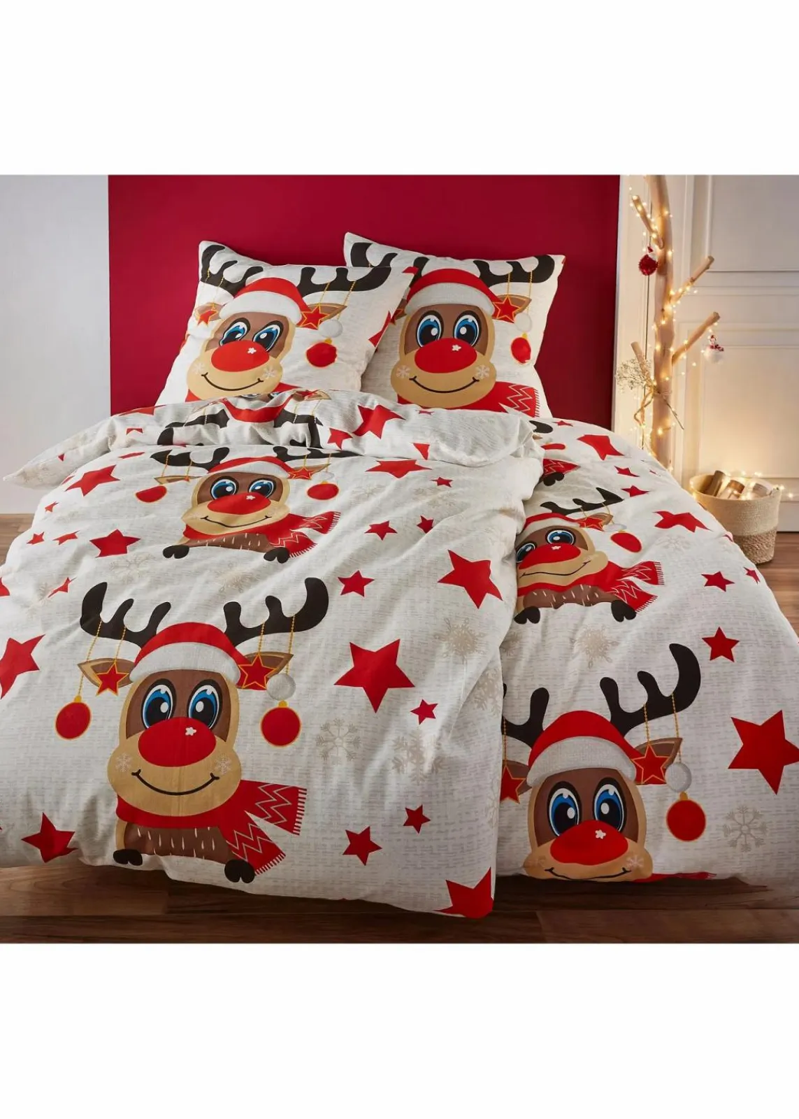 Bettwäsche mit Elch|bonprix Discount