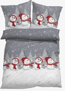 Bettwäsche mit Schneemann|bonprix