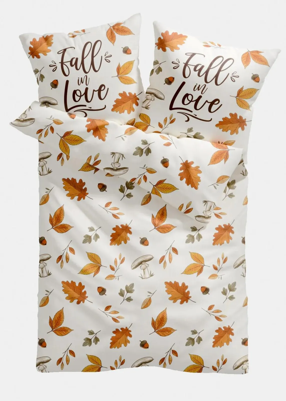 bonprix Bettwäsche|Bettwäsche mit Statement weiß