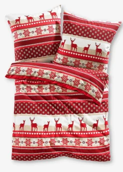 Bettwäsche mit winterlichem Design|bonprix