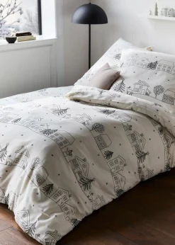 Bettwäsche mit Wintermotiv|bonprix Sale