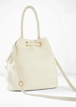 bonprix Taschen|Beuteltasche naturbeige