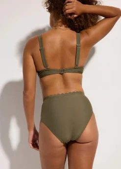 bonprix Bademode·Bikinis|Bademode·Große Cups D-F|Bügel Bikini (2-tlg.Set) dunkeloliv