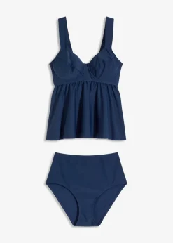bonprix Nachhaltigere Materialien|Tankinis|Bügel Tankini (2-tlg.Set) tiefblau
