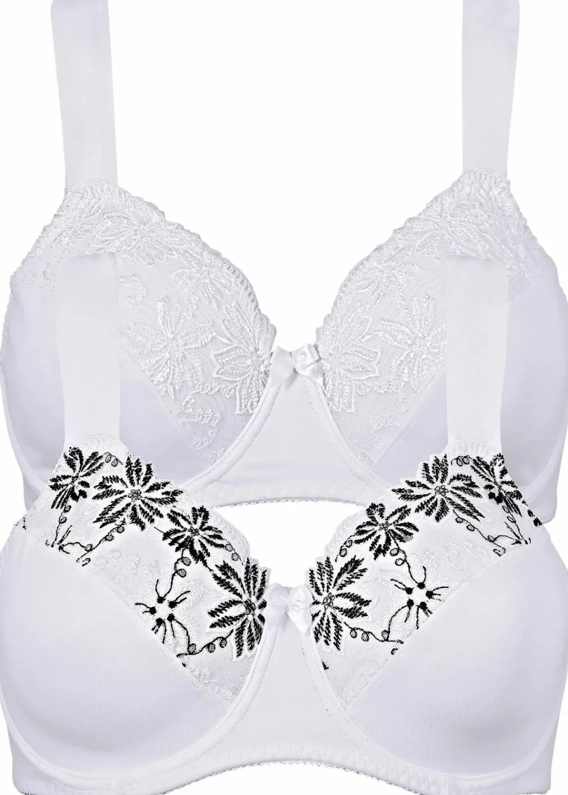 Bügel-BH mit gepolsterten Trägern (2er Pack)|bonprix Discount