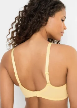 bonprix Große Cups D-H|Bhs|Bügel-BH mit Mesh (2er Pack) cremegelb+schattengrau