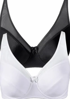 Bügel-BH mit Mesh (2er Pack)|bonprix Best