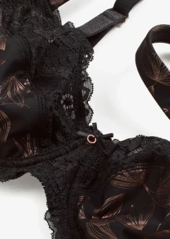 Bügel-BH mit schimmerndem Druck|bonprix Best