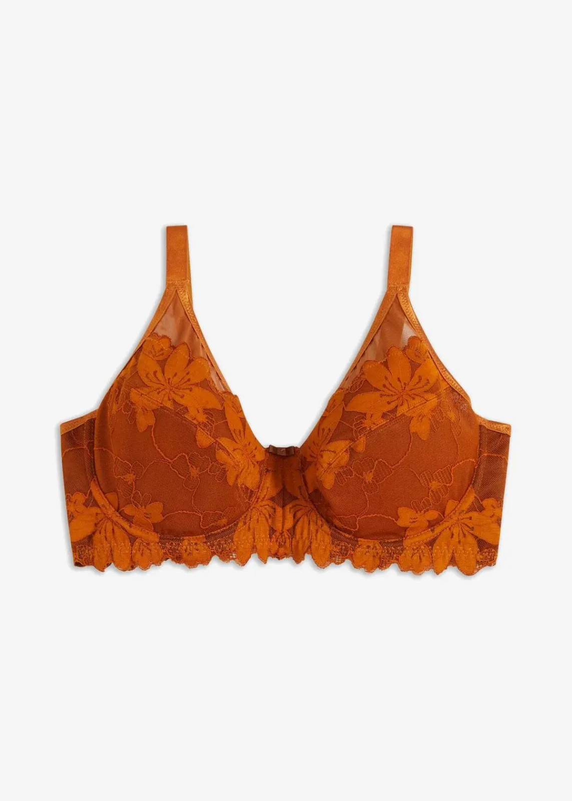 bonprix Bhs|Dessous|Bügel-BH mit zarter Spitze bronze