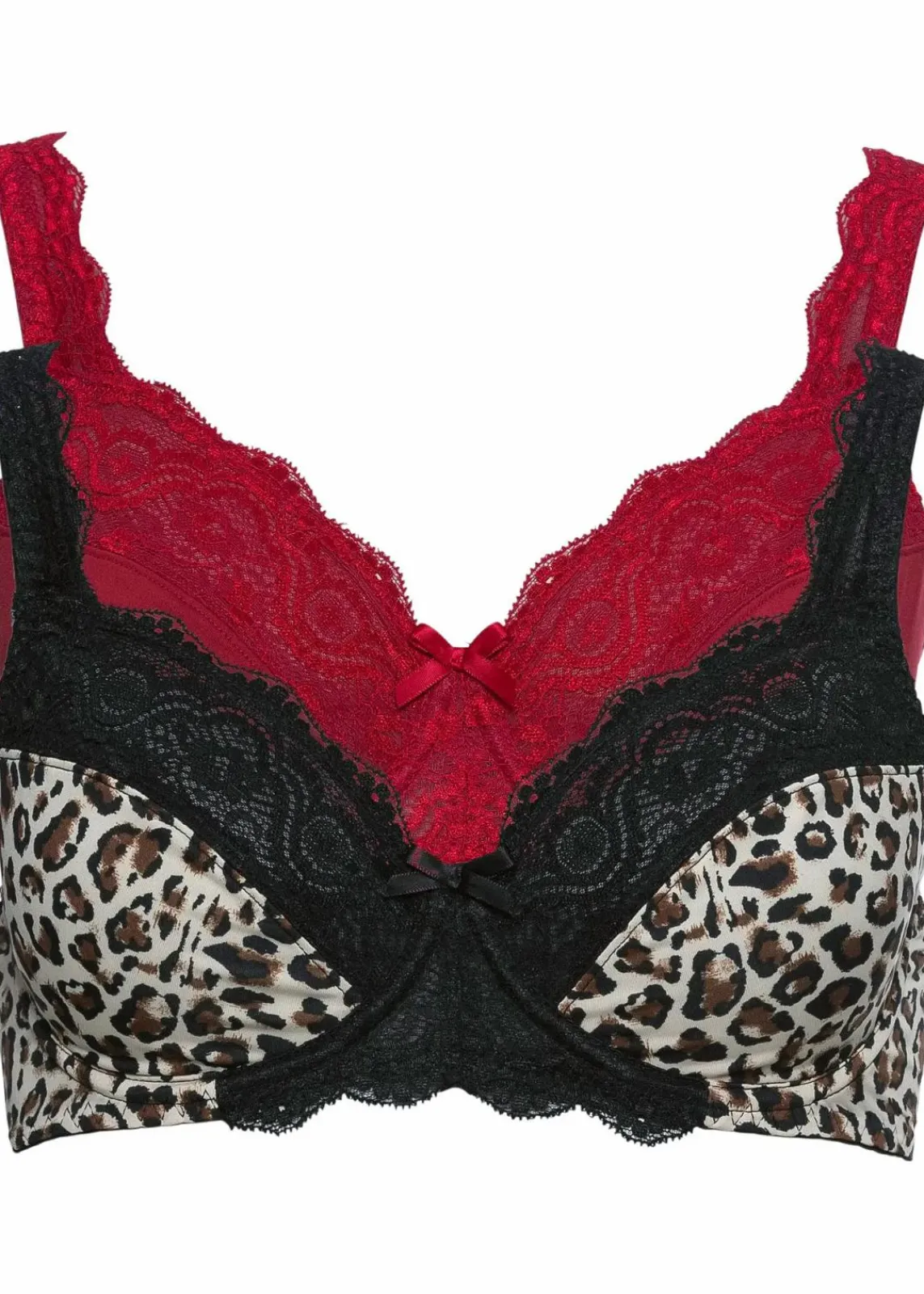 Bügel-BH mit zarter Spitze (2er Pack)|bonprix Online