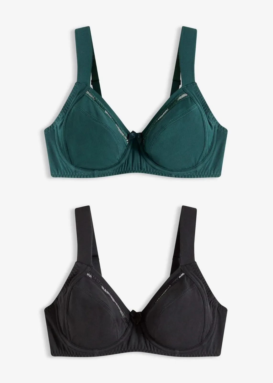 BH mit Bügel mit Bio-Baumwolle (2er Pack)|bonprix Sale