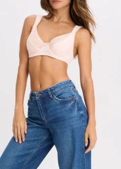 BH mit Bügel mit Bio-Baumwolle und Spitze (2er Pack)|bonprix Sale