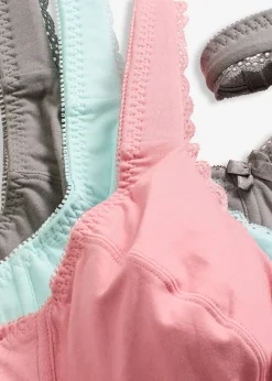 BH mit Bügel mit weicher Bio-Baumwolle (3er Pack)|bonprix Online