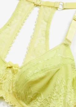 bonprix Wäsche·Große Cups D-H|Wäsche·Bhs|BH mit Bügel und zarter Spitze mintgrün