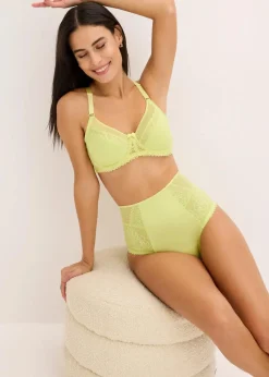 bonprix Wäsche·Große Cups D-H|Wäsche·Bhs|BH mit Bügel und zarter Spitze mintgrün