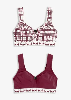 BH ohne Bügel mit Baumwolle (2er Pack)|bonprix Outlet