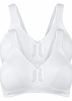 BH ohne Bügel mit Bio-Baumwolle (2er Pack)|bonprix Sale