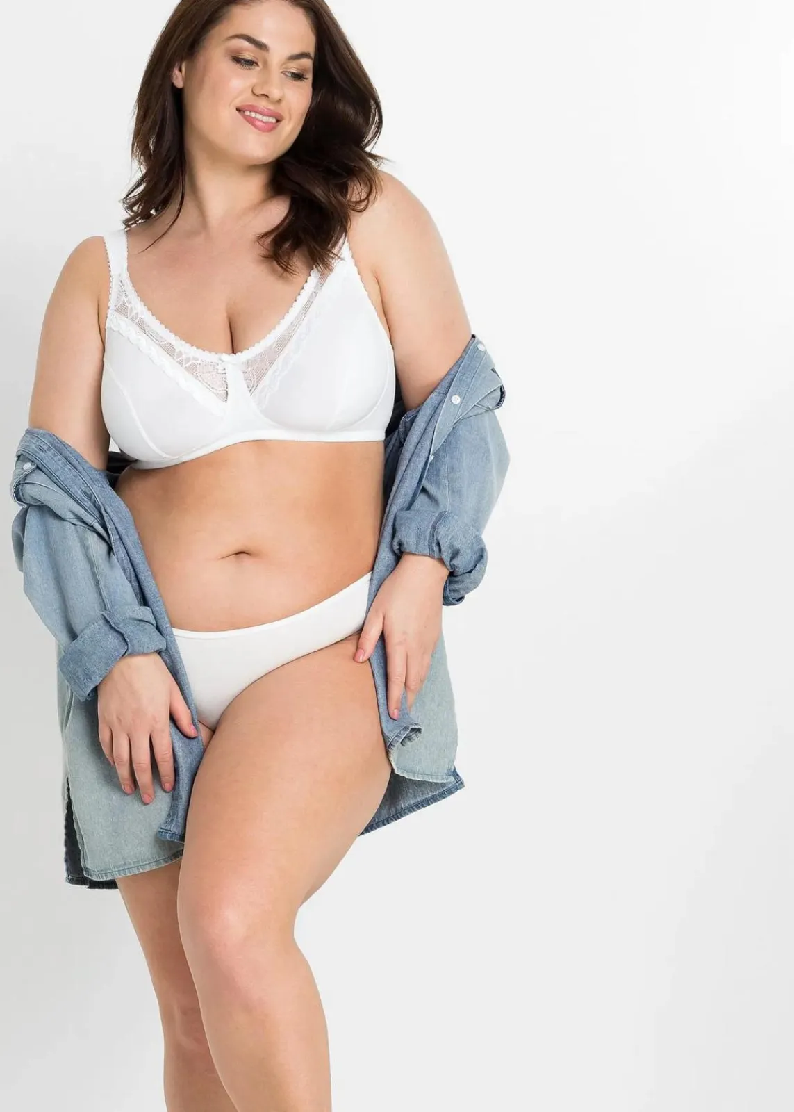 BH ohne Bügel mit Bio-Baumwolle (2er Pack)|bonprix Discount